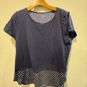Loft Shirt Size Medium Dark Blue